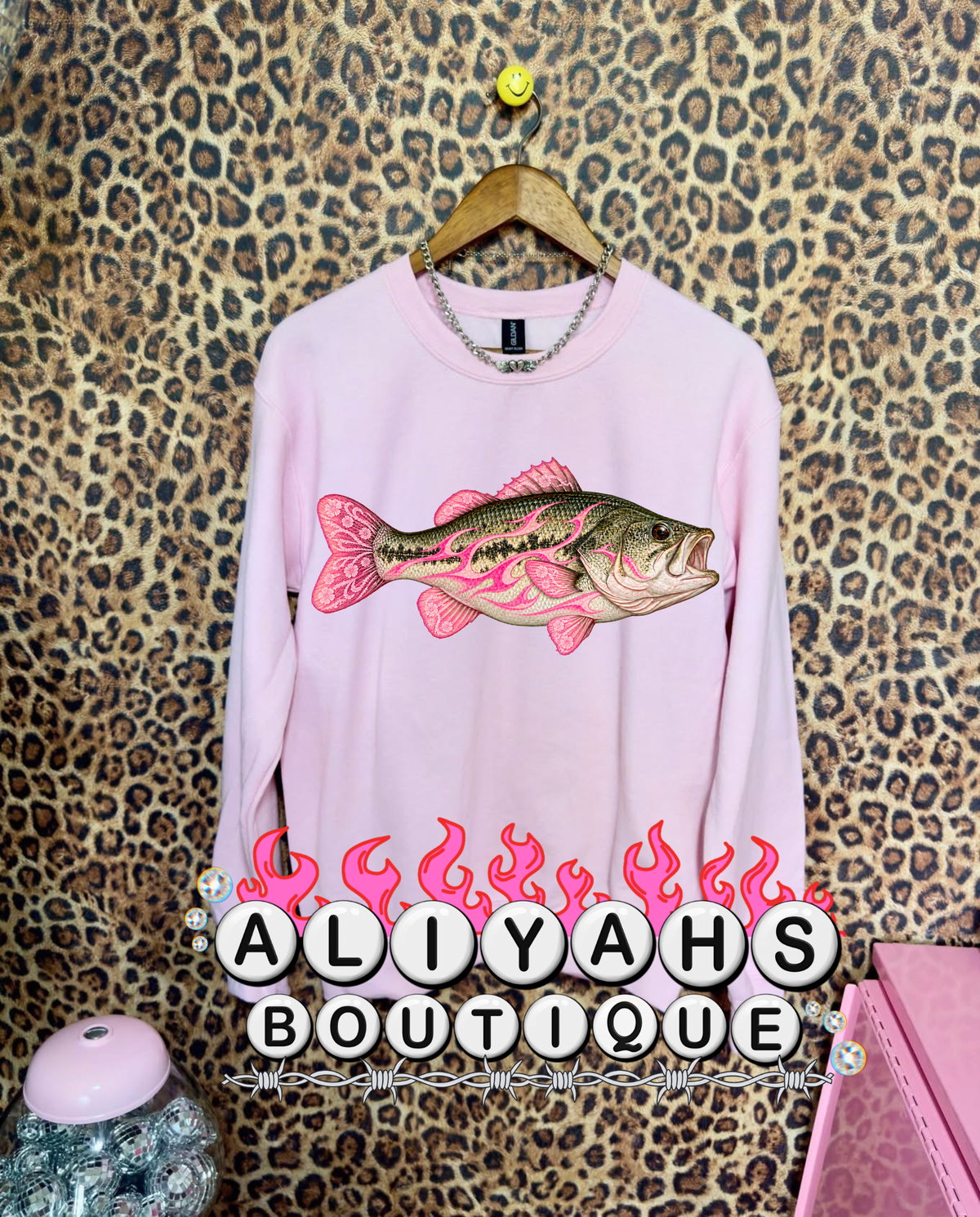 Flame Fish crewneck