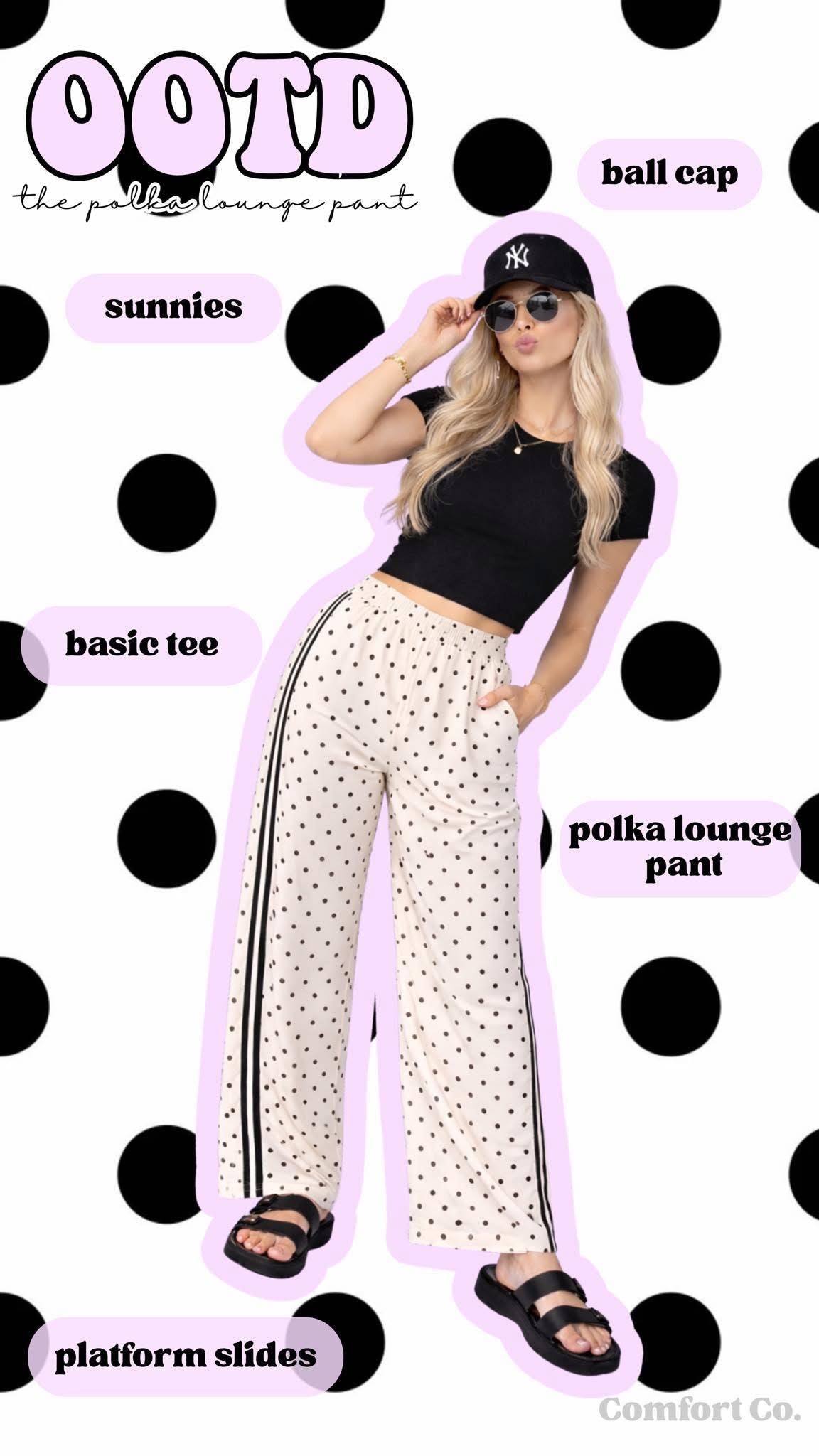 Polka Dot Lounge Pants