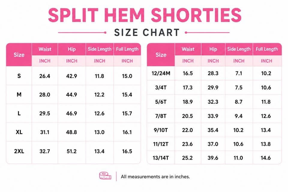 Split shorts