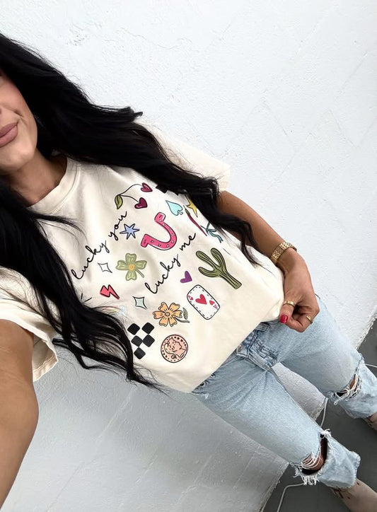 Lucky you tee