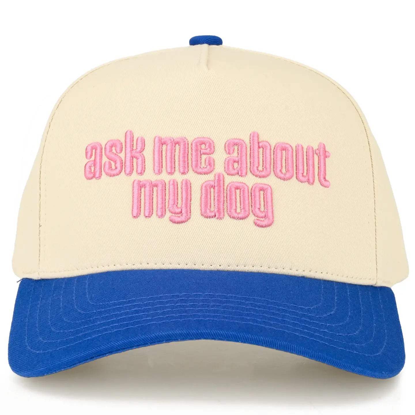 Ask my about my dog Trucker
