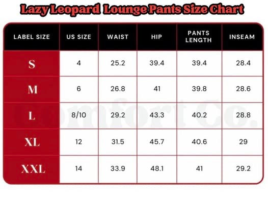 Lazy Leopard Lounge Pants