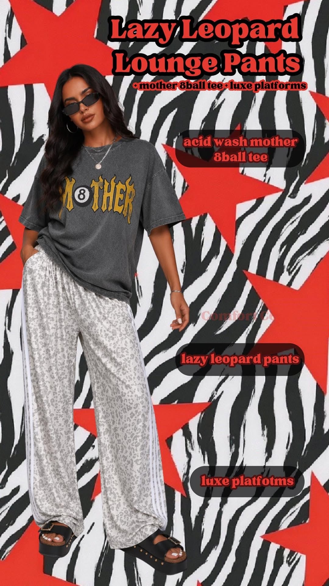 Lazy Leopard Lounge Pants